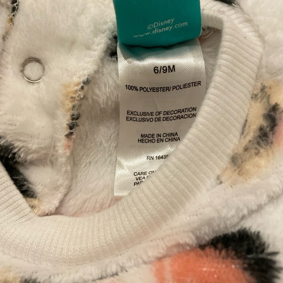 Disney Baby Minnie Mouse Two Piece Long sleeve Outfit Girls Size 6/9 Months - Picture 6 of 6